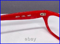 Alain Mikli Eyeglasses Frames woman Red Round Oval Narrow Plastic 2171 France