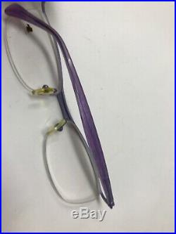 Alain Mikli Paris Eyeglasses Frame VTG PURPLE A0022-17 Handmade France BS44