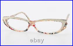Alain Mikli Paris Glasses AM89 0109 770 Vintage 80s Eye Frame Silver Cat-Eye NOS