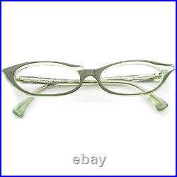 Alain Mikli Vintage Eyeglasses 2720 COL 2671 Green Cat Eye France 5414 135