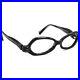Alain Mikli Vintage Eyeglasses AL1016 0003 Black/Gray Oval France 5417 135