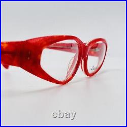 Alain Mikli eyeglasses Ladies Angular Red Mod. 2106 Col. 1060 Vintage 90er NOS