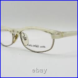 Alain Mikli eyeglasses Ladies Oval White Patterned Mod. 2678 Vintage 90er NOS