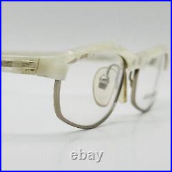 Alain Mikli eyeglasses Ladies Oval White Patterned Mod. 2678 Vintage 90er NOS