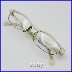 Alain Mikli eyeglasses Ladies Oval White Patterned Mod. 2678 Vintage 90er NOS