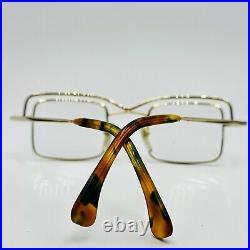 Alain Mikli eyeglasses Men Ladies Angular Gold Mod. 4681 1520 Vintage 42/18 145
