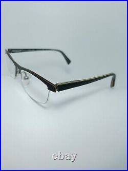 Alain Mikli, eyeglasses, half rim, frames, square, oval, New Old Stock, vintage