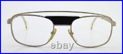 Alain mikli paris Vintage Glasses Spectacles A. M 89 632 0011 Silver Metal Pilot