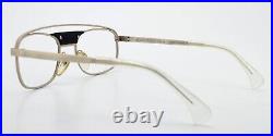 Alain mikli paris Vintage Glasses Spectacles A. M 89 632 0011 Silver Metal Pilot