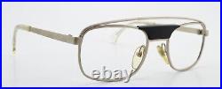 Alain mikli paris Vintage Glasses Spectacles A. M 89 632 0011 Silver Metal Pilot