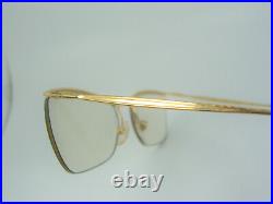 Amor eyeglasses 18kt gold filled, rimless, oval, square, frames, women's vintage