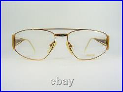 Amor, luxury eyeglasses, Gold plated, Aviator, Pilot, square, frames vintage NOS