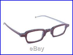 Anne Et Valentin NEW Vintage COX Acetate Red Square Eyeglasses Frames 45-16 140