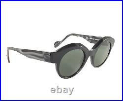 Anne Et Valentin Signoret 1435 Black Gray Marble Sunglasses Eyeglass Frames