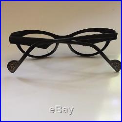 Anne Et Valentine Eyeglass Frames Plume I Made In France Vintage Black Cat Eyes
