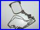 Antique French Sterling Silver Marcasites Lorgnettes Folding Eyeglasses Necklace