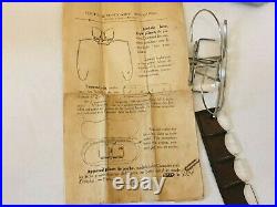 Antique Vintage Eyeglasses Eyes Glasses Frames Brevete Original Documents Box