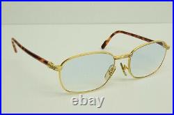 Authentic Cartier Aube Louis Eyeglasses 56 19 140 GP Tortoise Shell VTG Frames