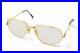 Authentic Cartier Eyeglass Frame Gold X Bordeaux 1102507