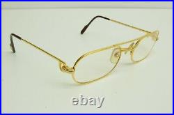 Authentic Cartier Must Louis Eyeglasses 53 20 130 GP Vintage Glasses Frames
