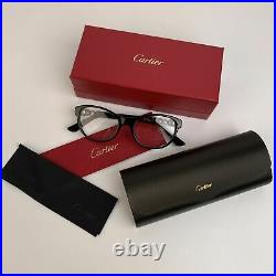Authentic Cartier Paris Mint Eyeglasses Trinity Louise T8101008 50-18 140mm