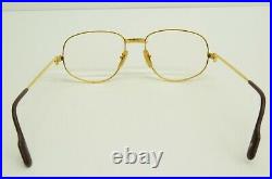 Authentic Cartier Romance Louis Eyeglasses 56 18 135 GP Vintage Glasses Frames