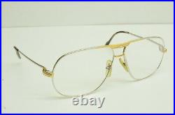 Authentic Cartier Tank Louis Platine Eyeglasses 59 12 135 Vintage Glasses Frames