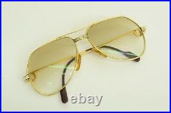 Authentic Cartier Vendome Santos Eyeglasses 56 14 130 GP Vintage Glasses Frames