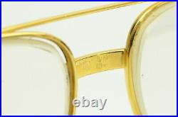 Authentic Cartier Vendome Santos Eyeglasses 59 14 130 GP Vintage Glasses Frames
