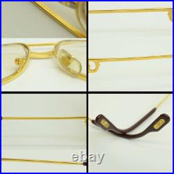 Authentic Cartier Vendome Santos Eyeglasses 59 14 130 GP Vintage Glasses Frames