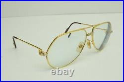Authentic Cartier Vendome Santos Eyeglasses 62 14 140 GP Vintage Glasses w Box