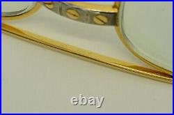 Authentic Cartier Vendome Santos Eyeglasses 62 14 140 GP Vintage Glasses w Box