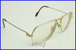 Authentic Cartier Vintage Eyeglasses Tank Platine Louis 62 14 140 GP Rx Glasses