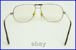 Authentic Cartier Vintage Eyeglasses Tank Platine Louis 62 14 140 GP Rx Glasses