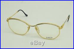 Authentic Fred Cythere Vintage Gold Paris 125 Silver Wayfarer Eyeglasses 8p8532
