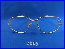 Authentic Vintage Cartier Eyeglass Frames Romance Louis No Lenses 58-18 135