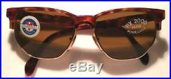 Authentic Vintage Vuarnet Pouilloux-france 438 Sunglasses Etched Lenses W Cord
