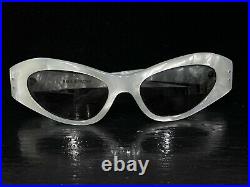 Authentic Vintage Women's Mod Pearlescent French Sunglasses