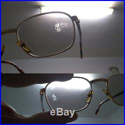 Authentic vintage Must de Cartier Aube sunglasses eyeglasses Frames Paris 90s