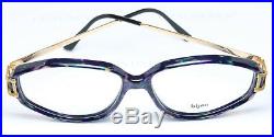 BIJOU Unique Vintage Eyeglasses Lunettes Gafas Multi-Color 96-305 Purple Bril