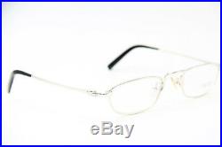 BRAND NEW VINTAGE FRED MANHATTAN C3 002 SILVER EYEGLASSES AUTHENTIC WithCASE
