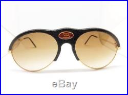 BUGATTI Vintage Lizard Leather Made in France Sunglasses / Eyeglasses