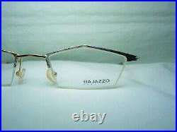 Bajazzo eyeglasses Gold plated Titanium half rim diamond men women NOS vintage