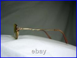Balmain, eyeglasses, gold plated, Cat's Eye, oval frames, women's, super-vintage
