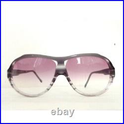 Big Vintage Geoffrey Beene Designer Gradient Aviator Sunglasses Frame Rare