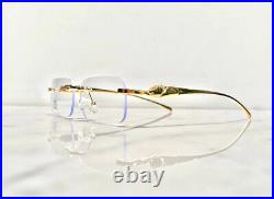 Bonano Calabria Rimless Gold Eyeglasses Sunglasses Frame Vintage Cartier Hilton