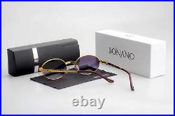 Bonano Portofino Rimless Gold Eyeglasses Sunglasses Frame Vintage Designer