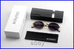 Bonano Portofino Rimless Gold Eyeglasses Sunglasses Frame Vintage Designer