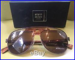 Brand New Alain Mikli handmade brown aviator frames AL1206 MO57 2520 cat. 03