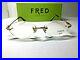 Brand New Vintage Fred Alaska Prestige 606/grenat Silver Authentic Eyeglasses Rx